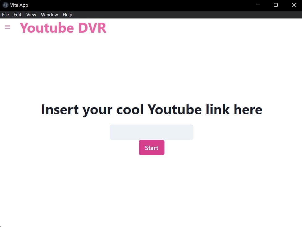 Youtube DVR image